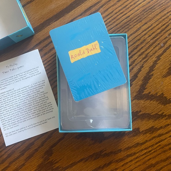 NWOT Roald Dahl - Tip Toppling Times Tables Games. Card Games - Picture 4 of 5